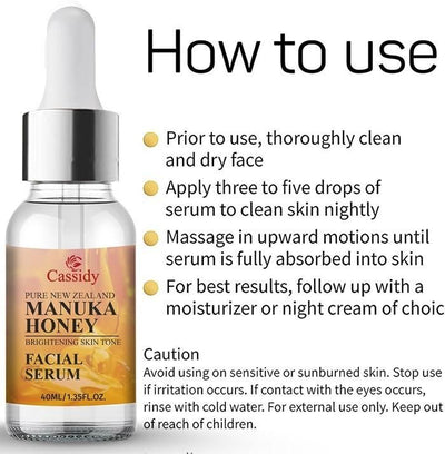 CASSIDY Manuka Honey Facial Serum 40ML