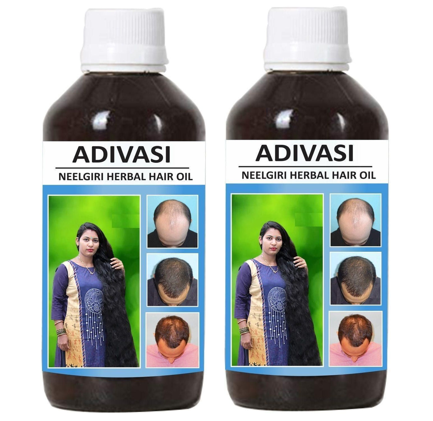 Adivasi Neelgiri Herbal Hair Oill 100ML (Pack of 2)